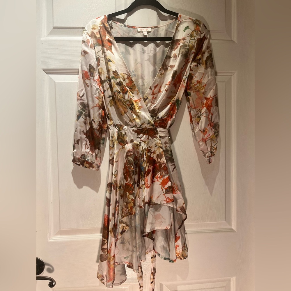 Luxxel Floral Wrap Dress - Multicolor